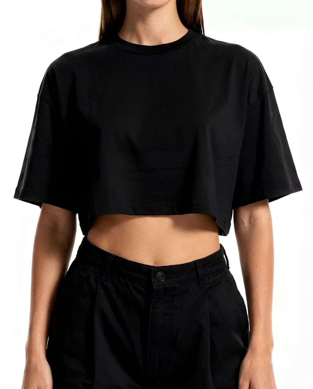 CROP TOP MUJER OVERSIZE