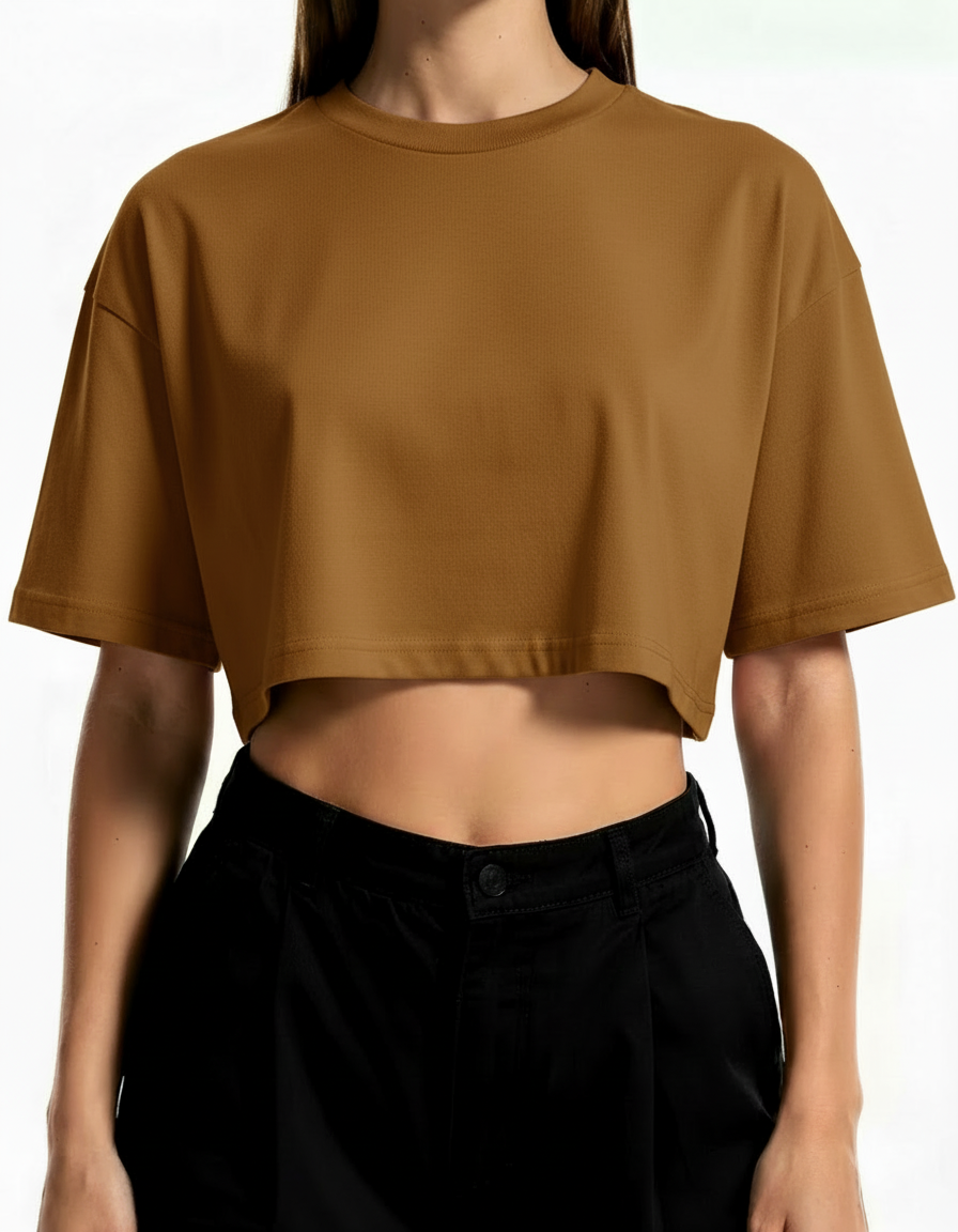 CROP TOP MUJER OVERSIZE